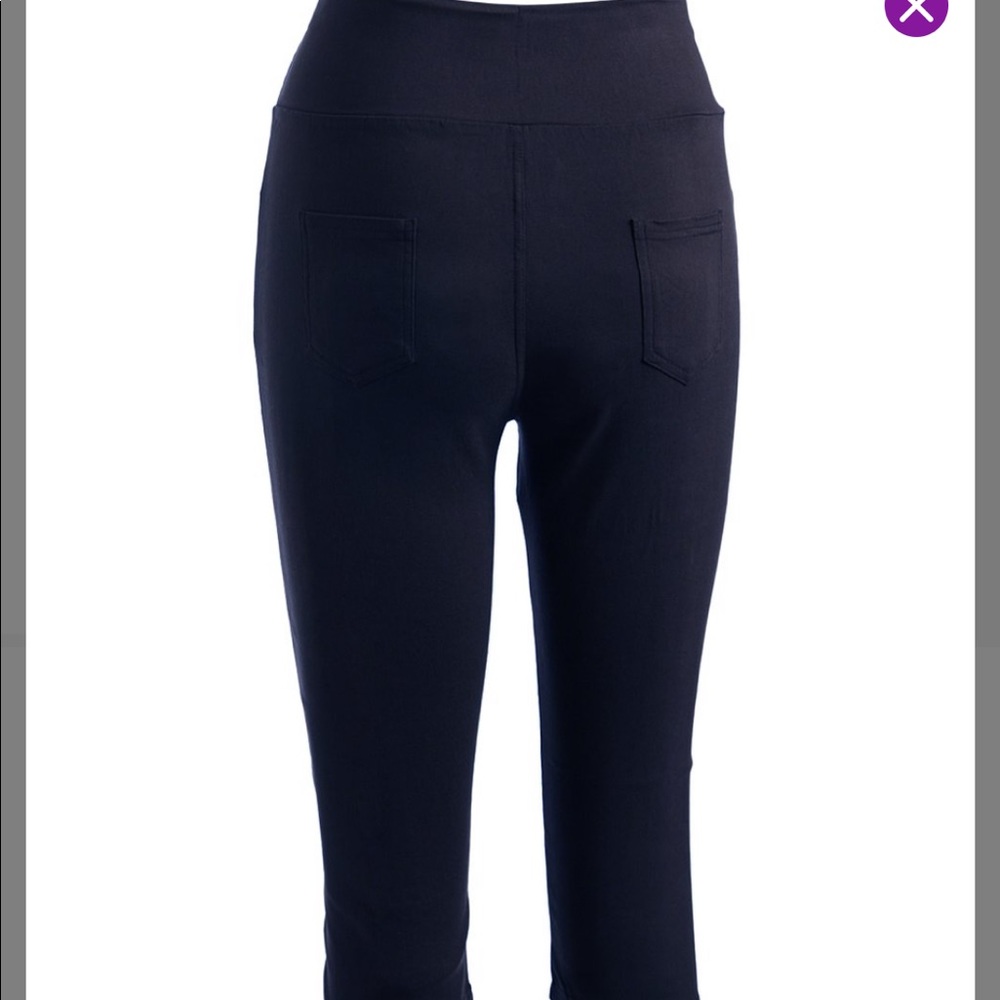 Blue Crop Pant
